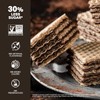Loacker Quadratini Dark Chocolate Wafer Cookies LARGE - 30% Less