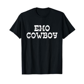 EMO COWBOY MUSIC INDIE ROCK SHOEGAZE PUNK 1980S 1990S DESIGN T-Shirt