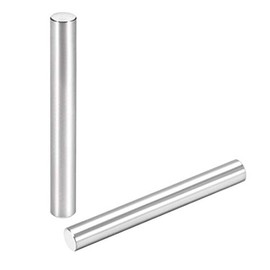 sourcing map 15Pcs 6mm X 50mm Dowel Pin 304 Stainless Steel Cylindrical Shelf Support Pin Fasten Elements Silver Tone