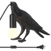 Shandaglo Shandaglo Crow Lamp - Raven Table Lamp with Bulb,