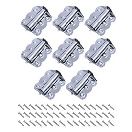 Stainless Steel Multi-Function Butterfly Hinge Screen Window Automatic Door Closing Spring Hinge with Screws (8)