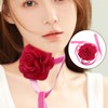 Healeved Romantic Rose Flower Choker Necklace for Unique Handmade Decorative