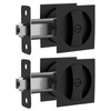 goldenwarm Pocket Door Lock 2 Pack for Bed/Bath, Matte Black