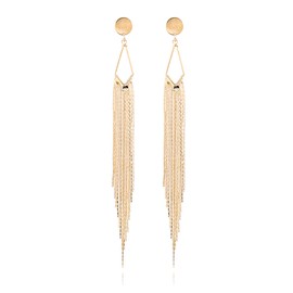 Gold Earrings for Women Dangle Earrings Threader Earrings Long Tassel Chain Earrings for Women Minimalism Earrings Party Jewelry Gifts