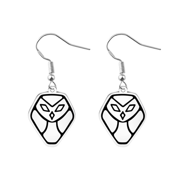 KEYCHIN Funny Owl Hooty Necklace - Owl Fans Gifts, L,