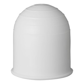 RVTechnik Tappo di copertura per gancio di traino, bianco, Ø 50 mm, AHK, copertura per roulotte e auto