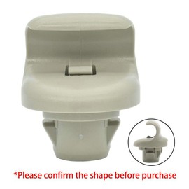 2Pcs Sun Visor Clips Sunvisor Left Right for Nissan Versa Note Sentra Juke Gray 96409BC402 96409CG000 96409EA00A