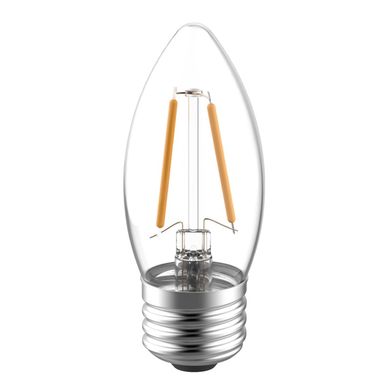 GE Reveal LED Light Bulbs, Candle Lights, 40 Watts, Clear
