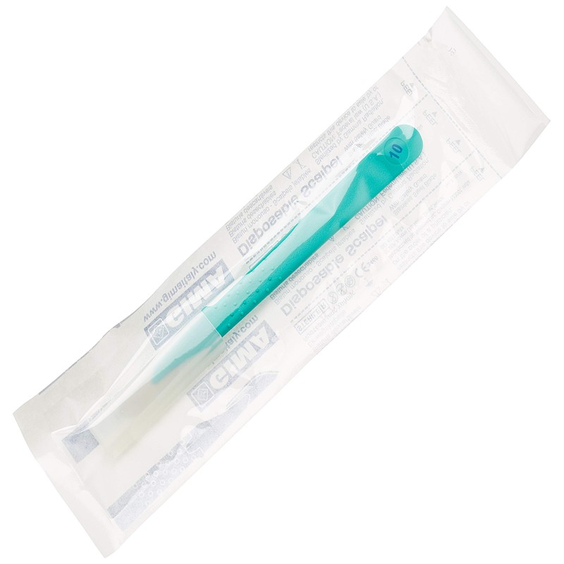Gima Sterile Scalpels made of Rust-Proof Stainless Steel, ABS Handle,