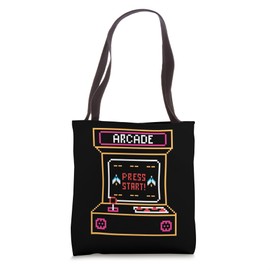 Arcade Machines Arcade Retro Gaming Slots Tote Bag