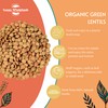 Sussex Wholefoods Organic Green Lentils 500g - Protein-Packed, Nutritious &