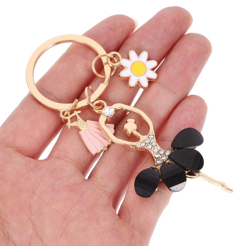 LIFKOME Keychain, Stylish, 2-piece Set, Cute, High School Student, Dancing