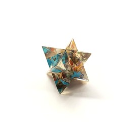 Jet International Women's Fantastic Orgone Merkaba Sacred Geometry Aura Platonic Healing Genuine Crystal Divine Emf Protection Metaphysical Vital Life Force Energy Piezo Electric Effect Dna W/