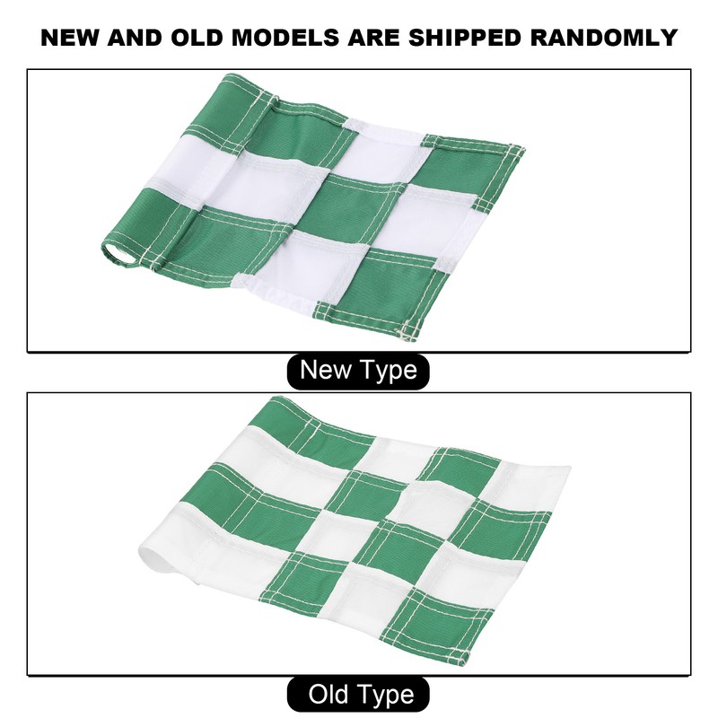 Checkered Golf Hole Pole Cup Flags Golf Backyard Practice Putting