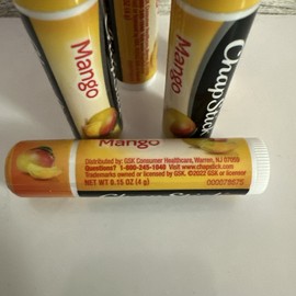 Chapstick Mango (Sunrise) Lip Balm Lot  Of 6 New from Tropical Collection