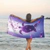 Sea Turtle Flower Oversized Sand Free Beach Towel – 71"X32"