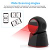 Docooler Desktop Barcode Scanner, Automatic Omnidirectional Desktop Barcode Scanner, Hands-free