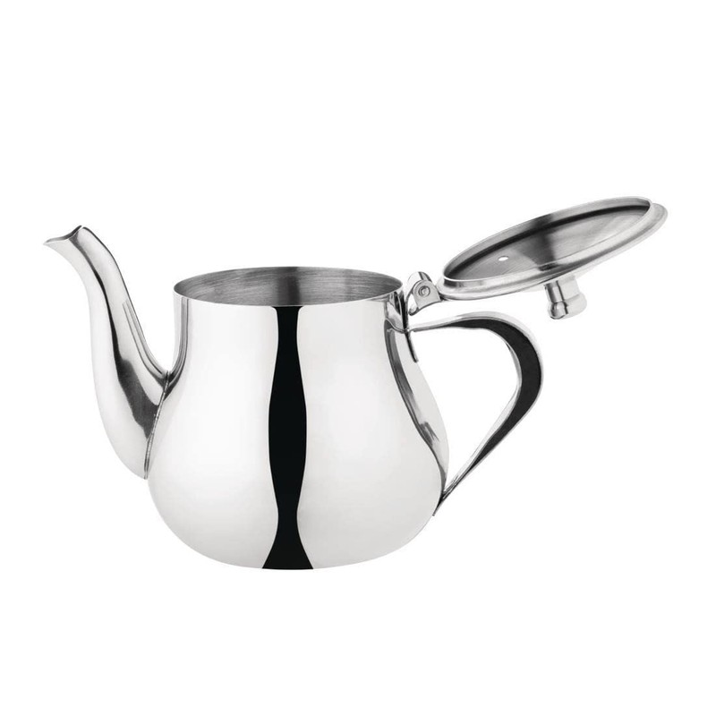 Olympia Arabian Tea Pot Stainless Steel 13Oz Infuser for Better