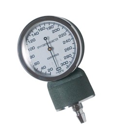 Labtron Replacement Aneroid Manometer Gauge for Manual Blood Pressure Devices, White Faceplate + Grey Housing, 2315GY