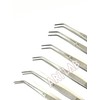 ArtLab-New Dental College Cotton Plier Tweezer Dressing plier angled 6"