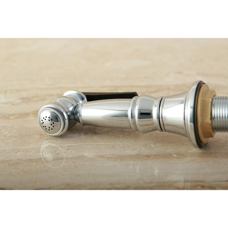 Kingston Brass Gourmetier KBSPR31 Kitchen Faucet Sprayer with Hose, Polished