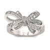 Jeulia Women's Ring, Bowknot Ring, Beautiful Finger Ring, Diamond CZ