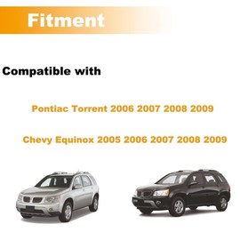 Cheriezing Interior Door Handle Compatible with 2006-2009 Torrent, 2005-2009 Equinox Replace# 25897972, 25897973 Set of 4