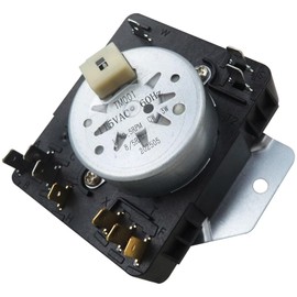 Dryer Timer Repl.#AP6016540 W10185981 1481704 PS11749830 for Whirlpool WGD4800BQ2 WGD4800XQ1 WGD4800XQ3 WGD4800XQ4 WGD4800XQ5 WGD4810BQ0 WGD4810BQ1 Update by GruDawu