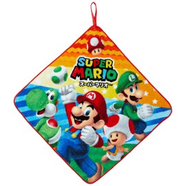 Marushin 4505001500 Loop Towel, Mario, Action Star, Character, Kindergarten, Kindergarten, Elementary School, Boys