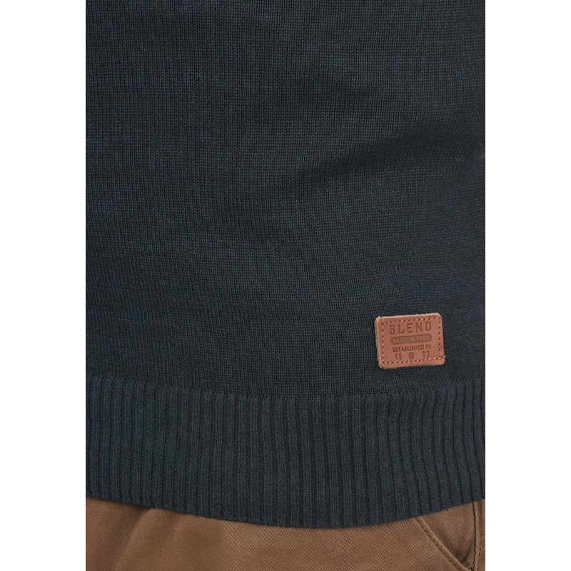 Blend Larsson Men's Knitted Sweater Vest Fine Knit with V-Neck