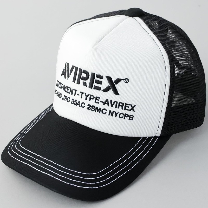 Avirex Men's Mesh Cap, Two Sizes Available, Standard, Military, XL,