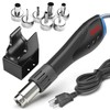 Heat Gun,HANDSKIT 600W Fast Heat Mini Hot Air Gun with