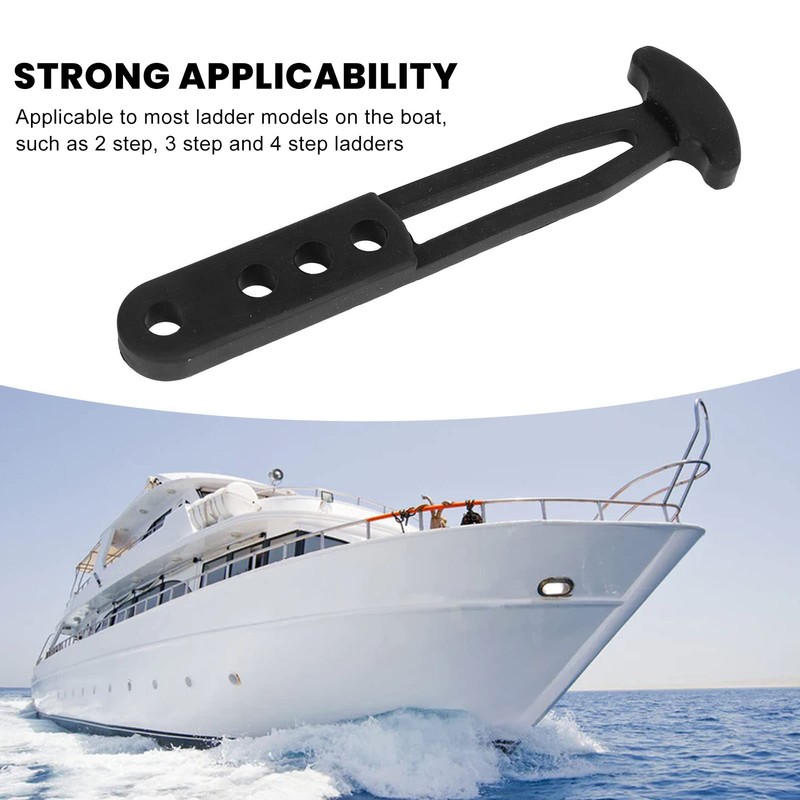 LOCADENCE Swim Boarding Telescoping Ladder Strap, Portable Rubber Marine Secure