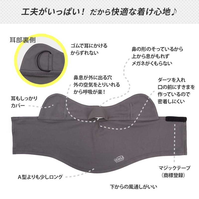 White Beauty Face Cover, B Type, WhB UV Protection, Face