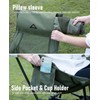 iClimb Ultralight Compact Camping Folding Beach Chair with Anti-Sinking Large