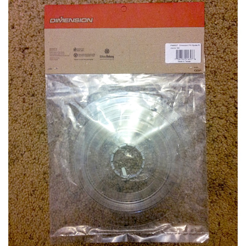 Dimension Freewheel Spoke Protector 34 tooth clear plastic