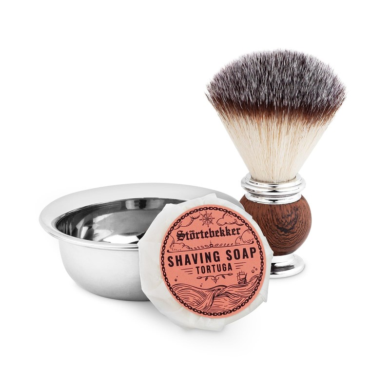 Störtebekker® Premium Shaving Stand Set - with Safety Razor, Shaving