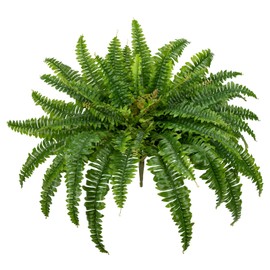Ferns Artificial Plants 33.5" Dia. Faux Ferns for Outdoor Planter Large Fake Ferns Look Real Artificial Ferns with 60 Fronds Hanging Boston Fern Fake Plant Shrubs for Home Farmhouse Garden Porch Decor