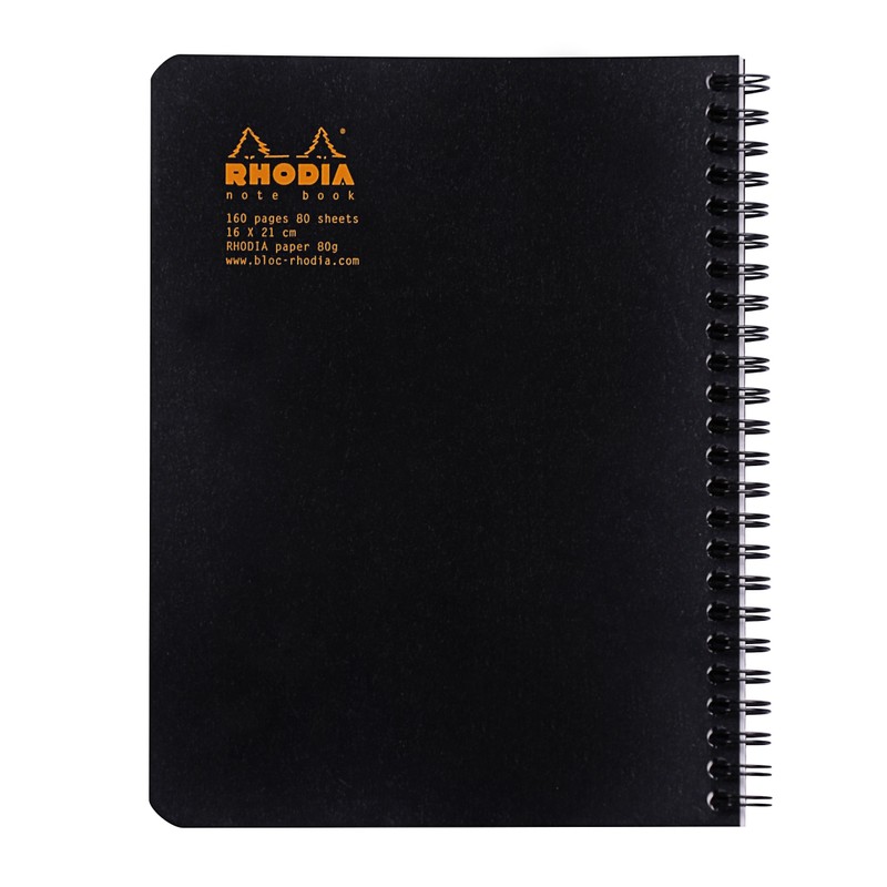 RHODIA 19342C - Spiral Notebook (Full Binding) Notebook - A5+