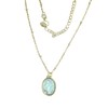 Minoplata Madonna Miracle Necklace in Mother of Pearl and Gold-Plated