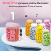 Hionxmga Pill Dispenser with 7 Large Compartments, Pill Bottle Organizer