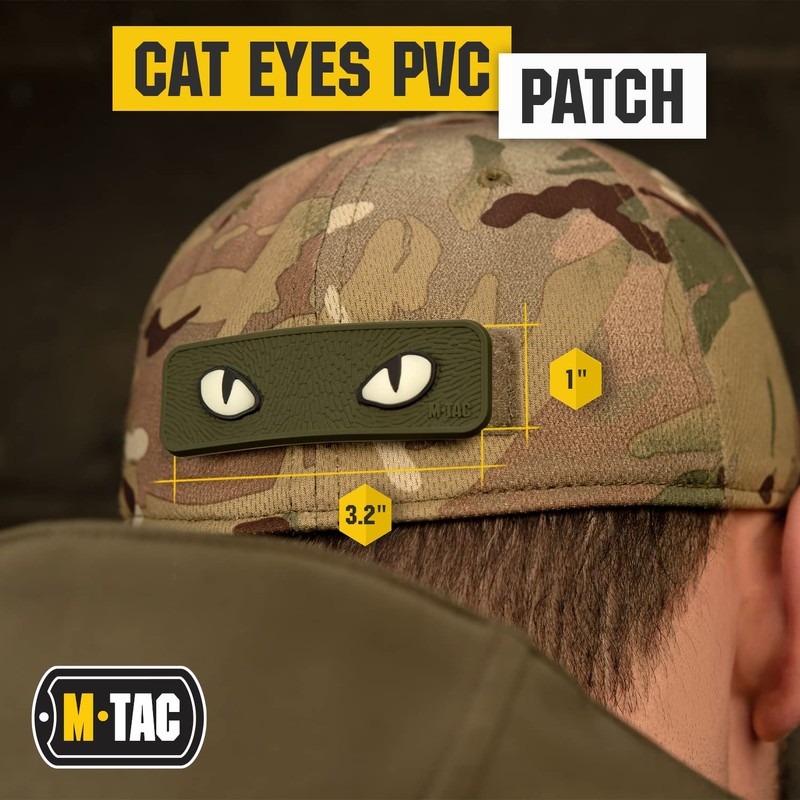 M-Tac Cat Eyes Moral Patch - Tactical Patch - Hook