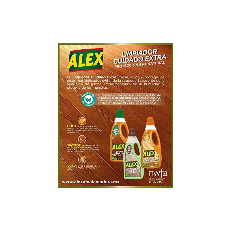 Alex Cuidado Extra Natural Madera 750 Ml, 750 mililitro, 1