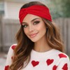 Shimmer Anna Shine Red Twist Headband – Valentine-Inspired Hair Accessory
