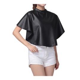 NOELAMOUR Shampoo Cape, Haircut Cape, Hair Dye Cape Waterproof, Hair Apron, Home, Beauty Salon, Black