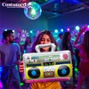 Costumed Aufblasbarer Ghettoblaster ca 45 x 42 cm - 80er