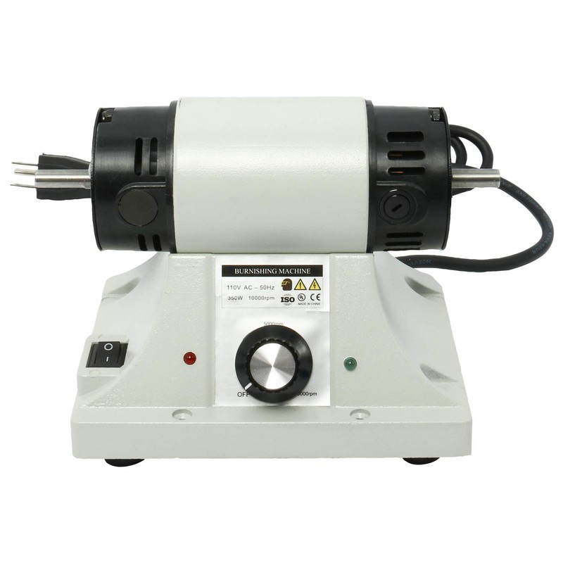 YaeKoo Leather Polisher Sander 350W 0-8000RPM Leather Burnishing Machine 110V