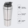 Shaker Bottle 800ml Stainless Steel with Whisk Portable Protein Shaker