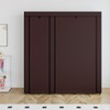 SORCEDAS Portable Closet Wardrobe Storage Organizer Metal Hanging Rack Non-Woven