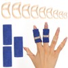 CXWUZH Finger Splint Kits 9 Pcs Oval Finger Splints &
